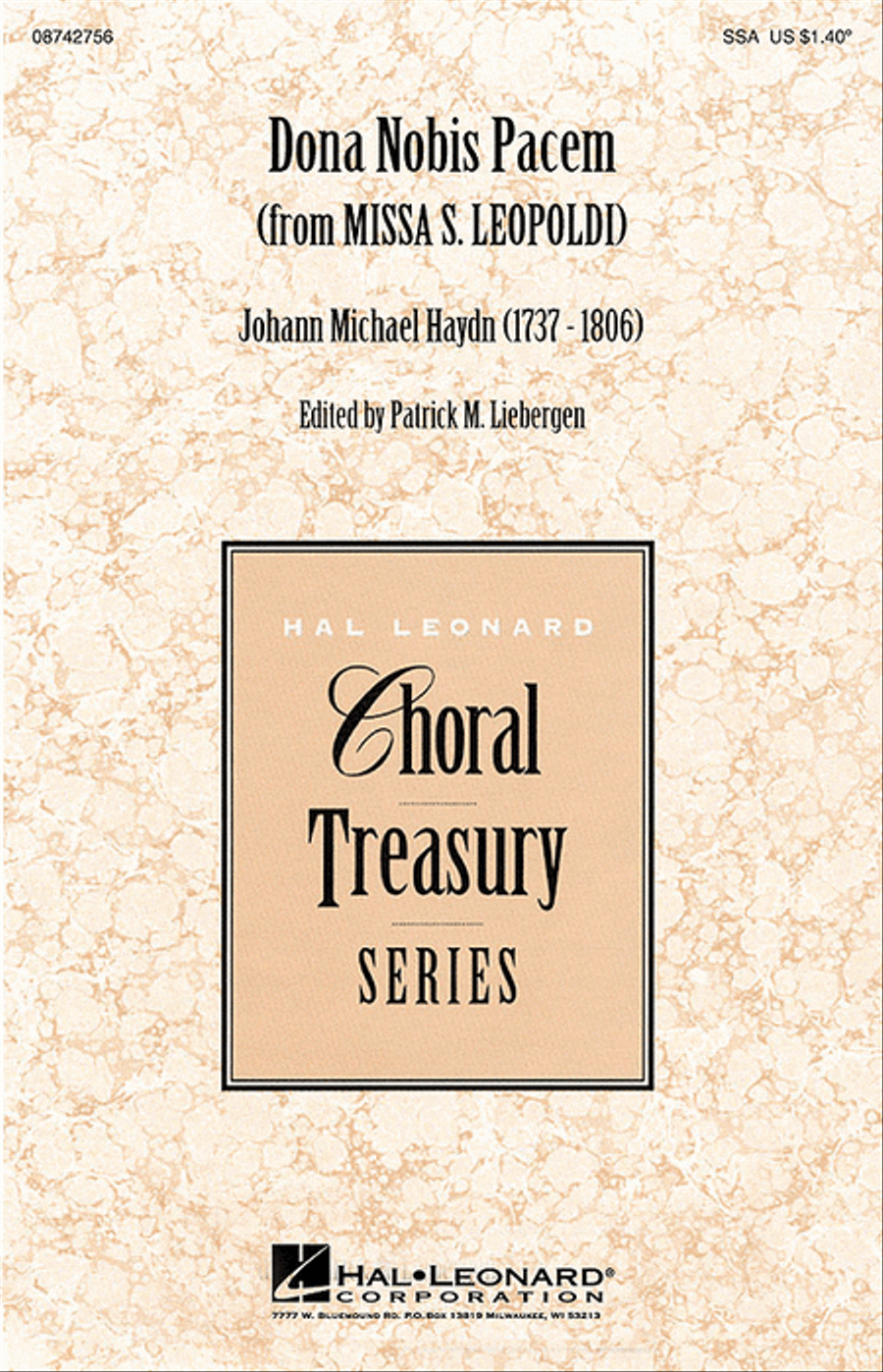 Dona Nobis Pacem (from Missa S. Leopoldi) SSA scores gallery preview page 1