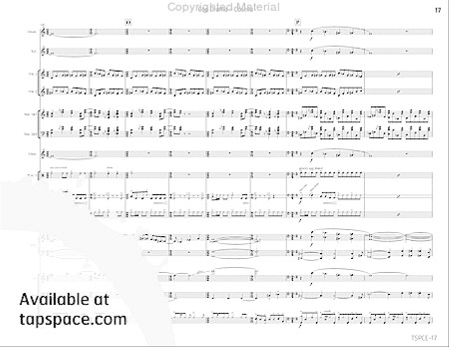 Cop Drama Percussion Ensemble scores gallery preview page 22