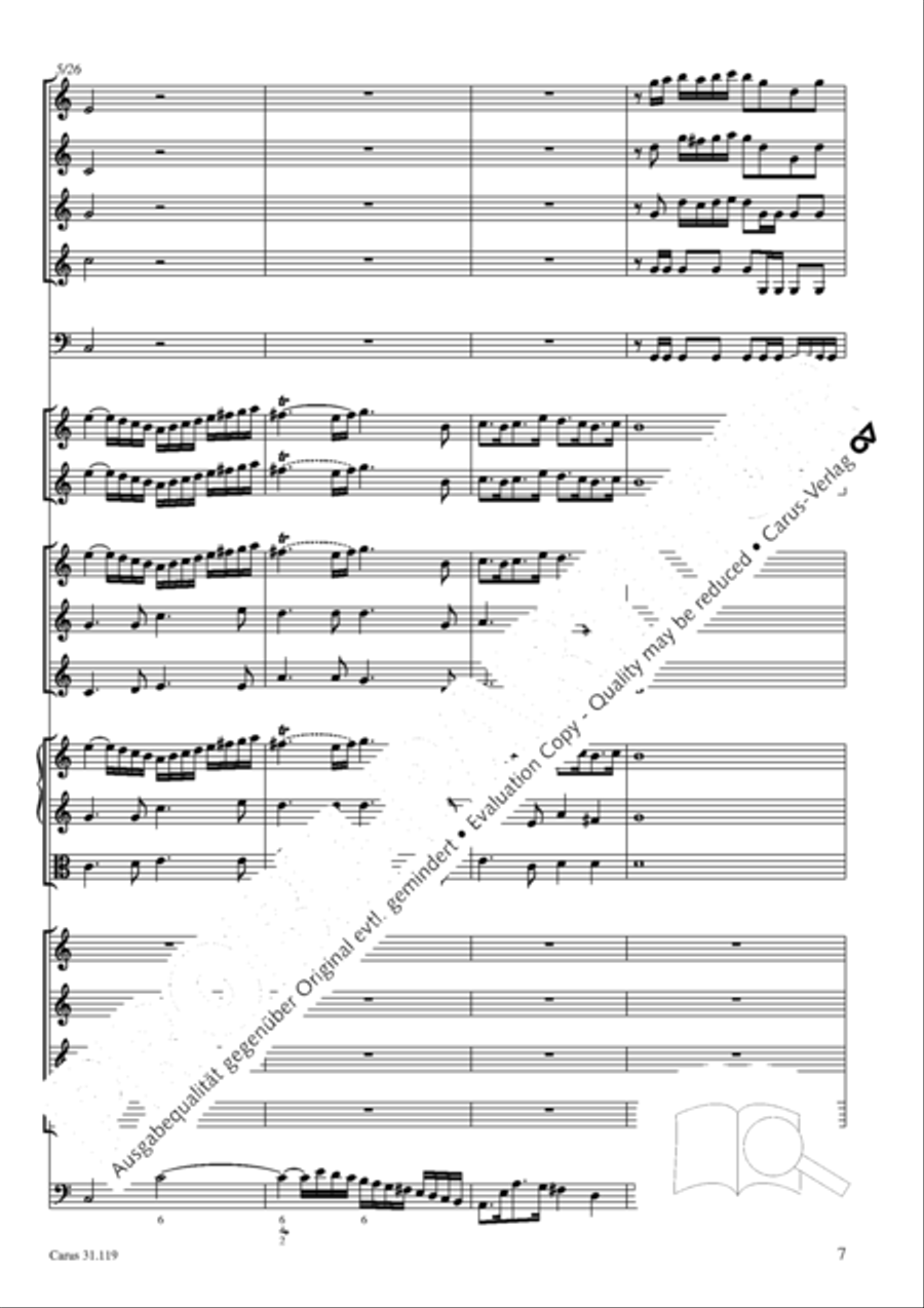 Praise the Lord, O Jerusalem (Preise, Jerusalem, den Herrn) 4-Part scores gallery preview page 8