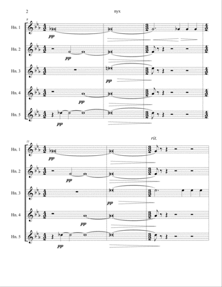 Nyx Nyx Brass Ensemble scores gallery preview page 4