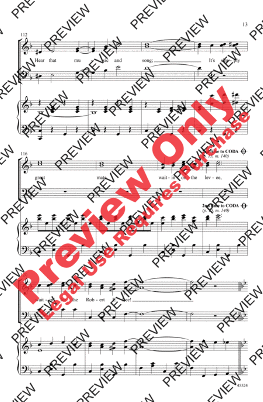 A Tribute to Judy Garland 3-Part scores gallery preview page 13