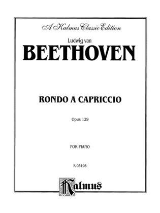 Book cover for Beethoven: Rondo a Capriccio