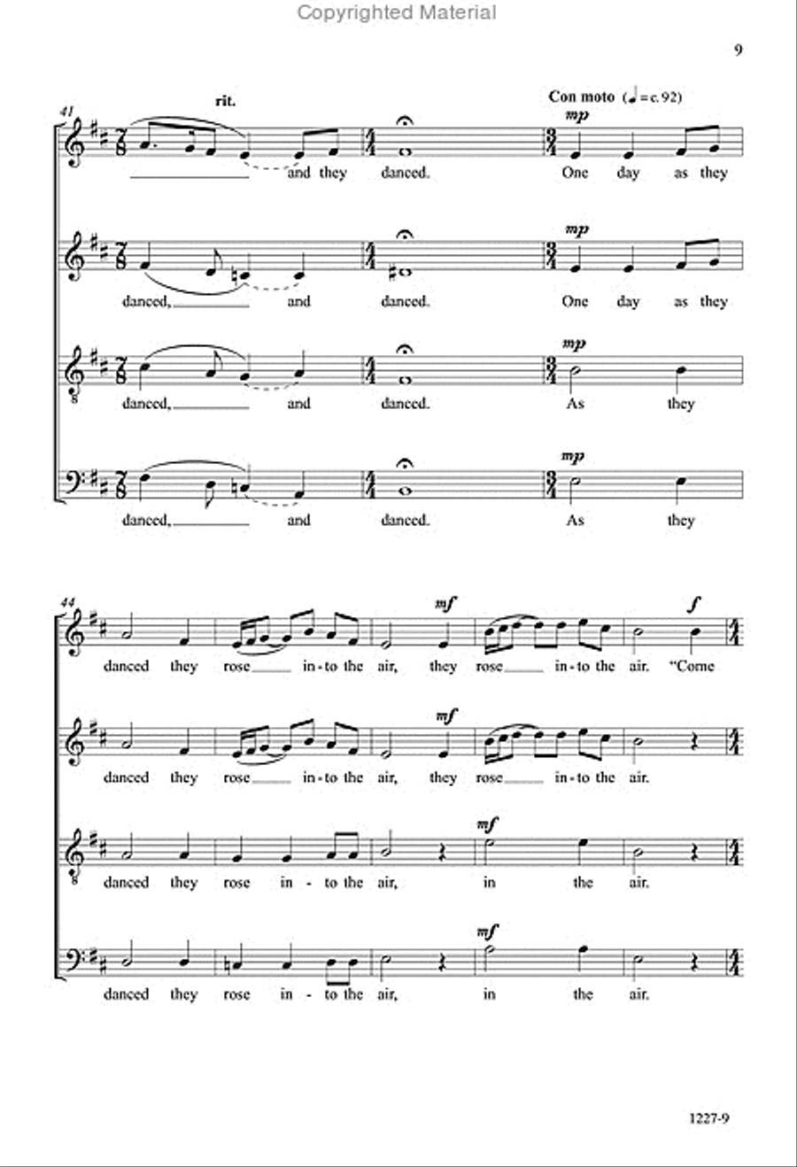 Celestial Dance - SATB divisi Octavo Divisi scores gallery preview page 8