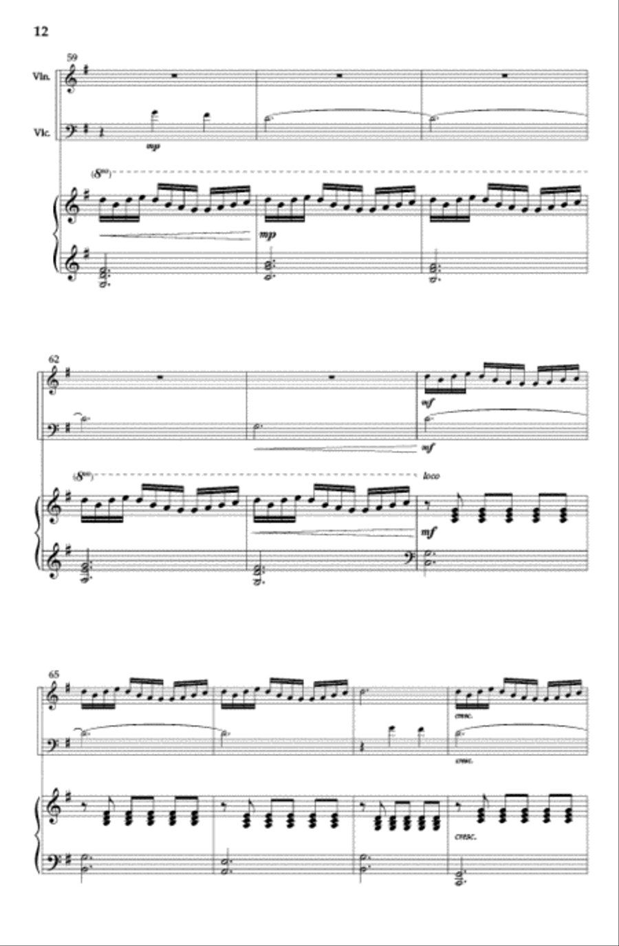 Amazing Grace (SATB) 4-Part scores gallery preview page 11