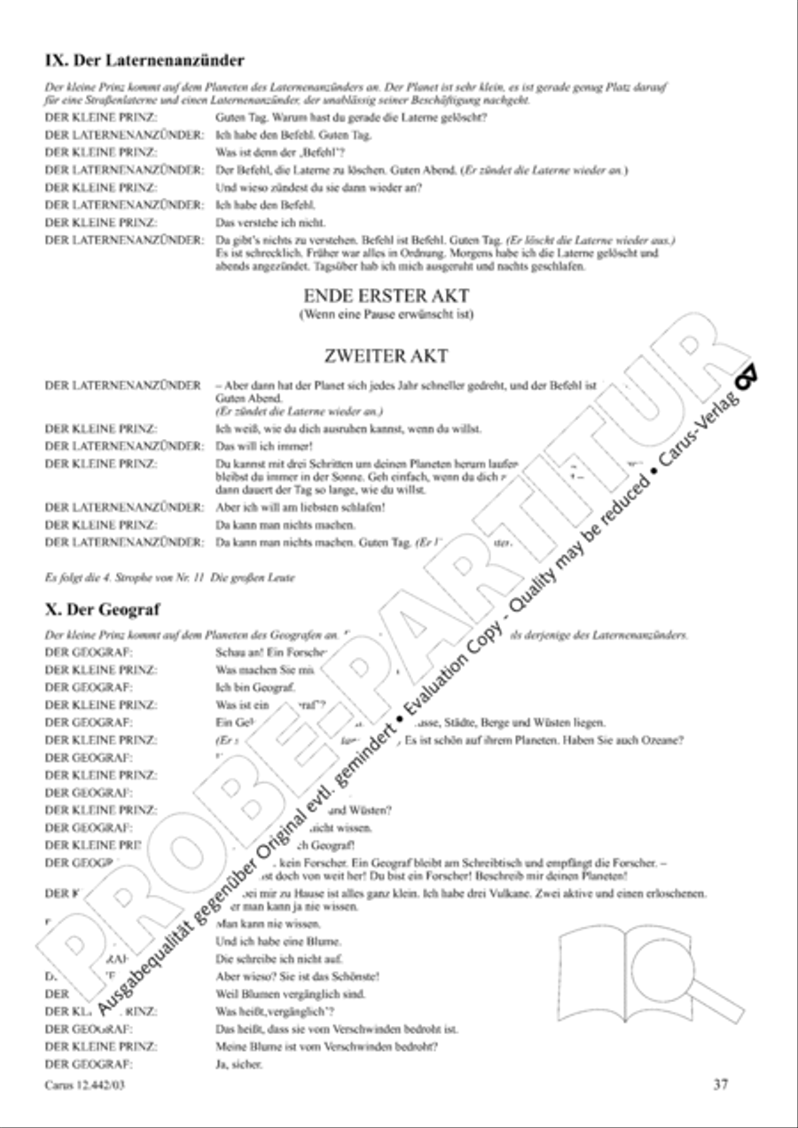 Der kleine Prinz 3-Part scores gallery preview page 39
