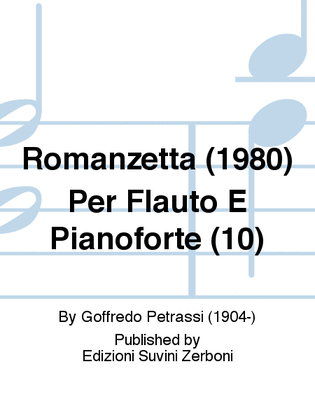 Romanzetta (1980) Per Flauto E Pianoforte (10)