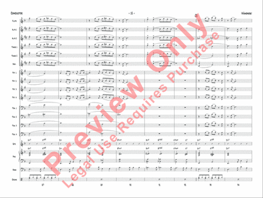 ¡Vámonos! ¡Vámonos! Jazz Ensemble scores gallery preview page 13
