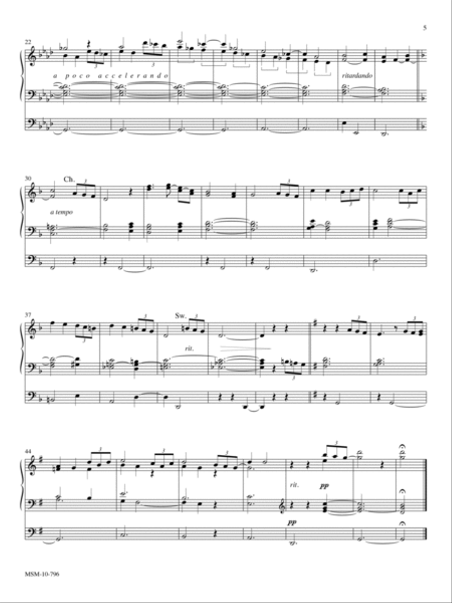 Eight Quiet Preludes on American Hymntunes Organ scores gallery preview page 2