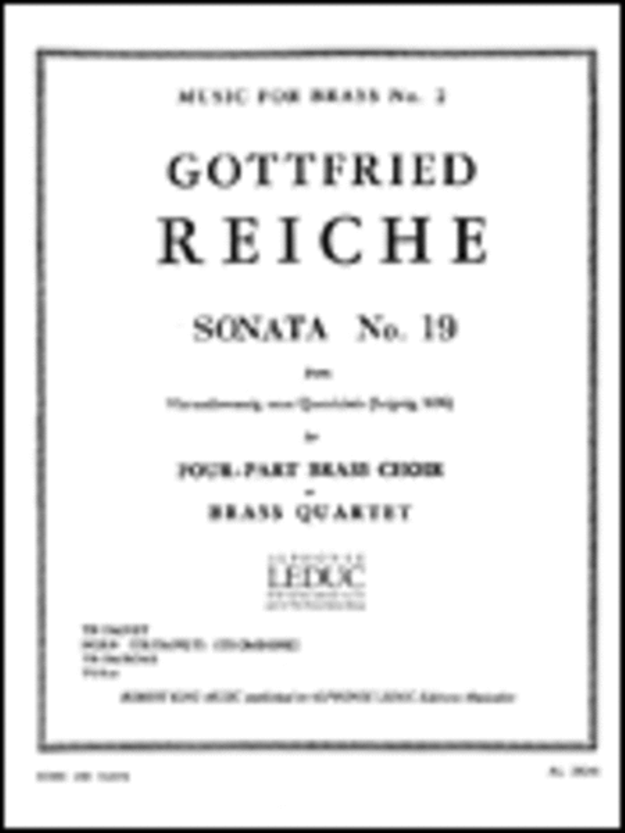 Sonata No.19 (quartet-brass) School and Community scores gallery preview page 1