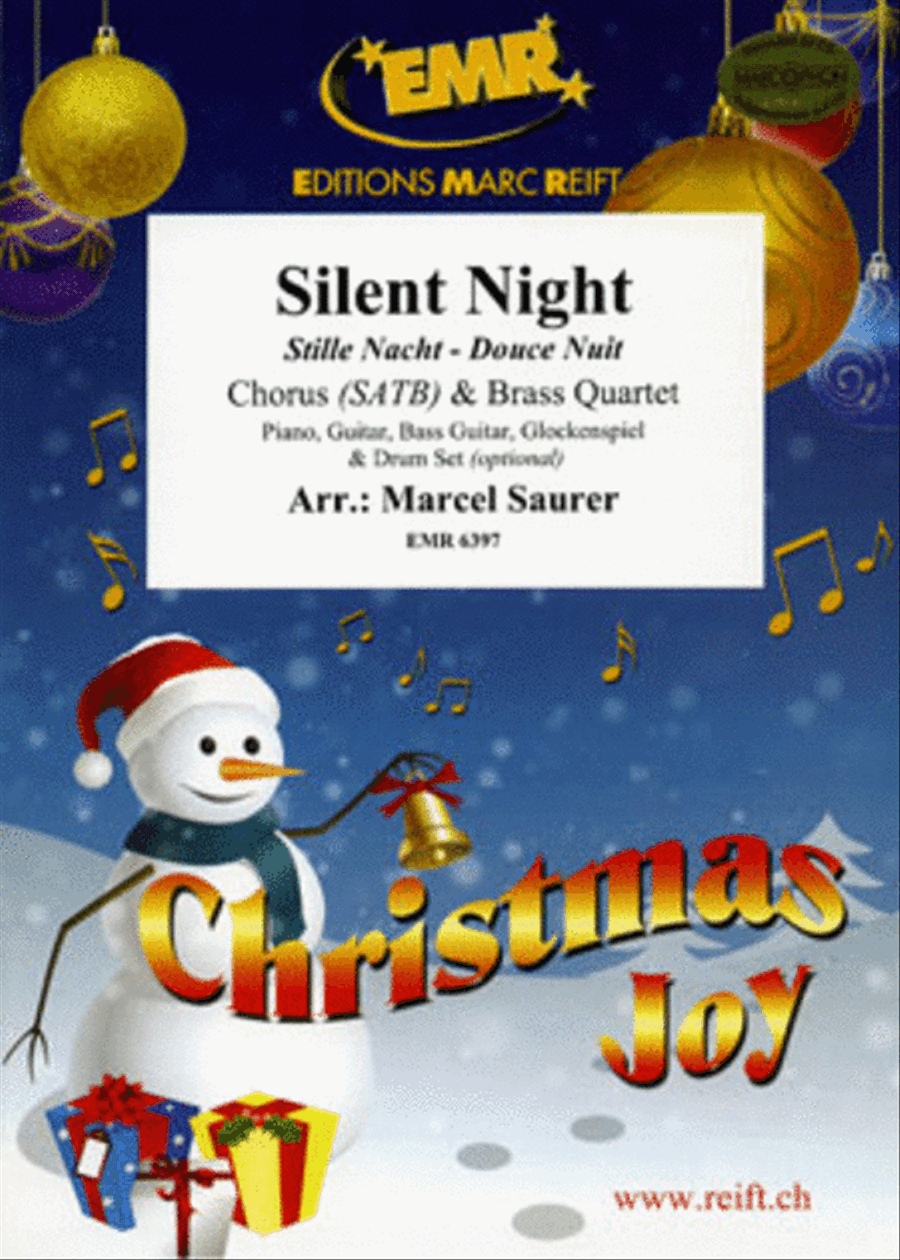 Silent Night Silent Night Brass Ensemble scores gallery preview page 1