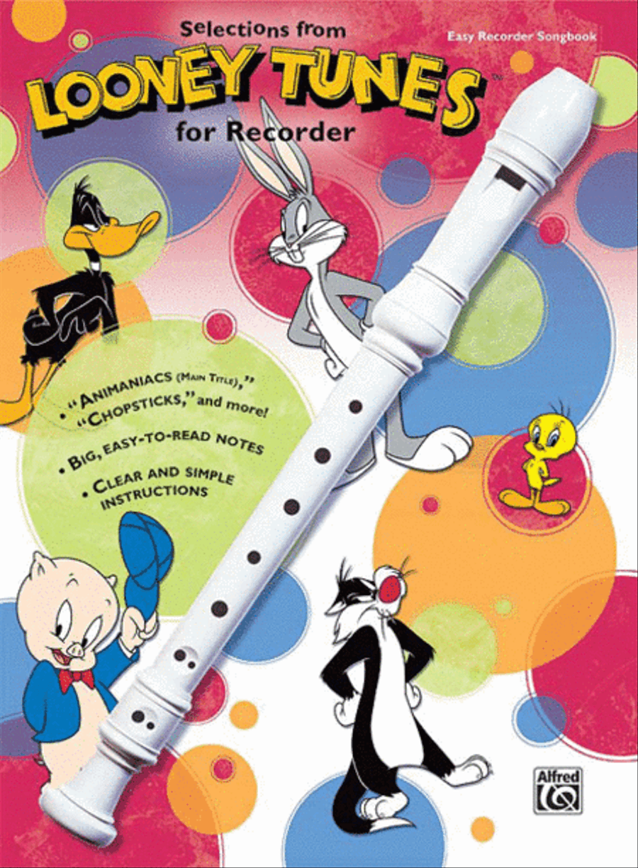 Looney Tunes for Recorder Recorder scores gallery preview page 1