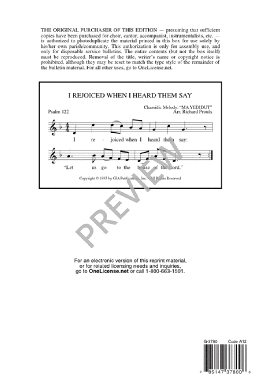 I Rejoiced When I Heard Them Say 2-Part scores gallery preview page 13