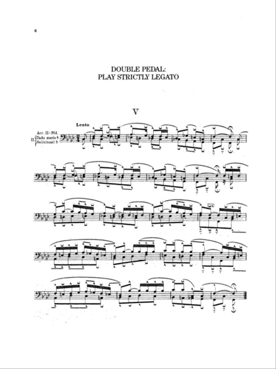 Peeters: Ten Studies for Pedal Playing Organ scores gallery preview page 1