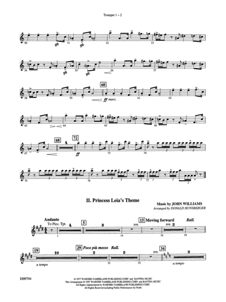 Star Wars® Trilogy: 1st B-flat Trumpet