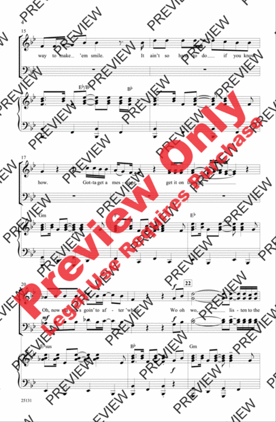 Listen to the Music 4-Part scores gallery preview page 4