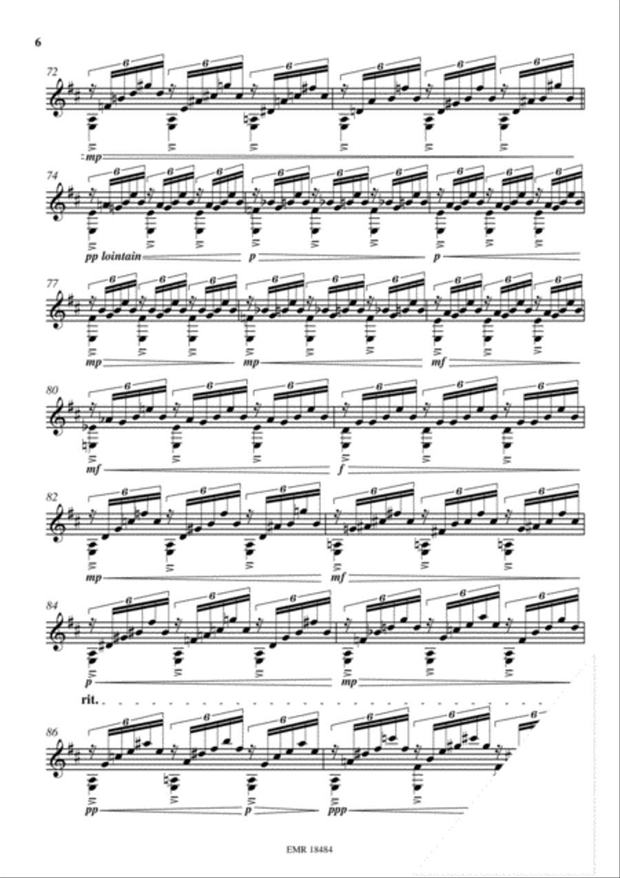 Summer Evening Songs Guitar scores gallery preview page 6