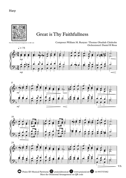 Great is Thy Faithfullness - Easy Harp image number null