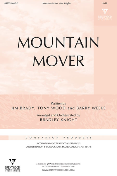 Mountain Mover (Split Track Accompaniment CD)