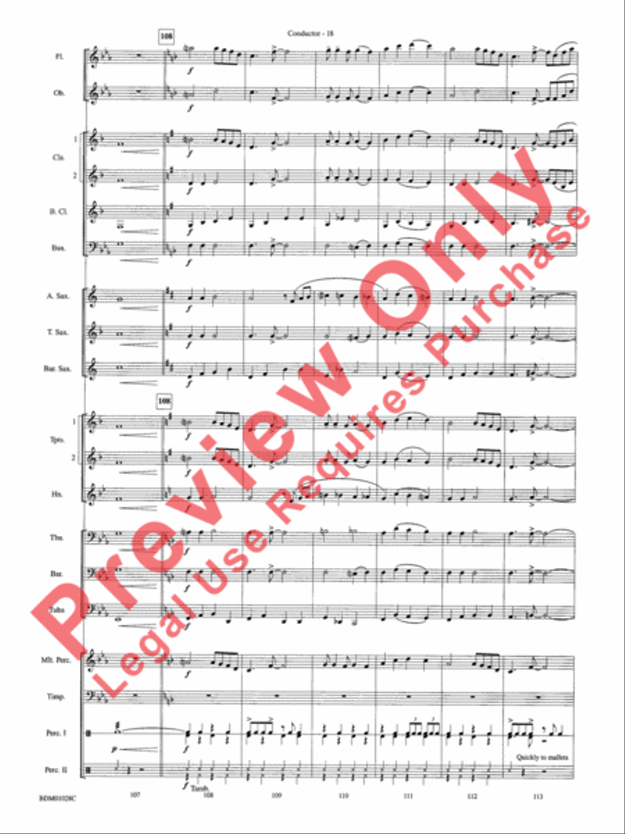 Christmas Around the World Concert Band scores gallery preview page 21