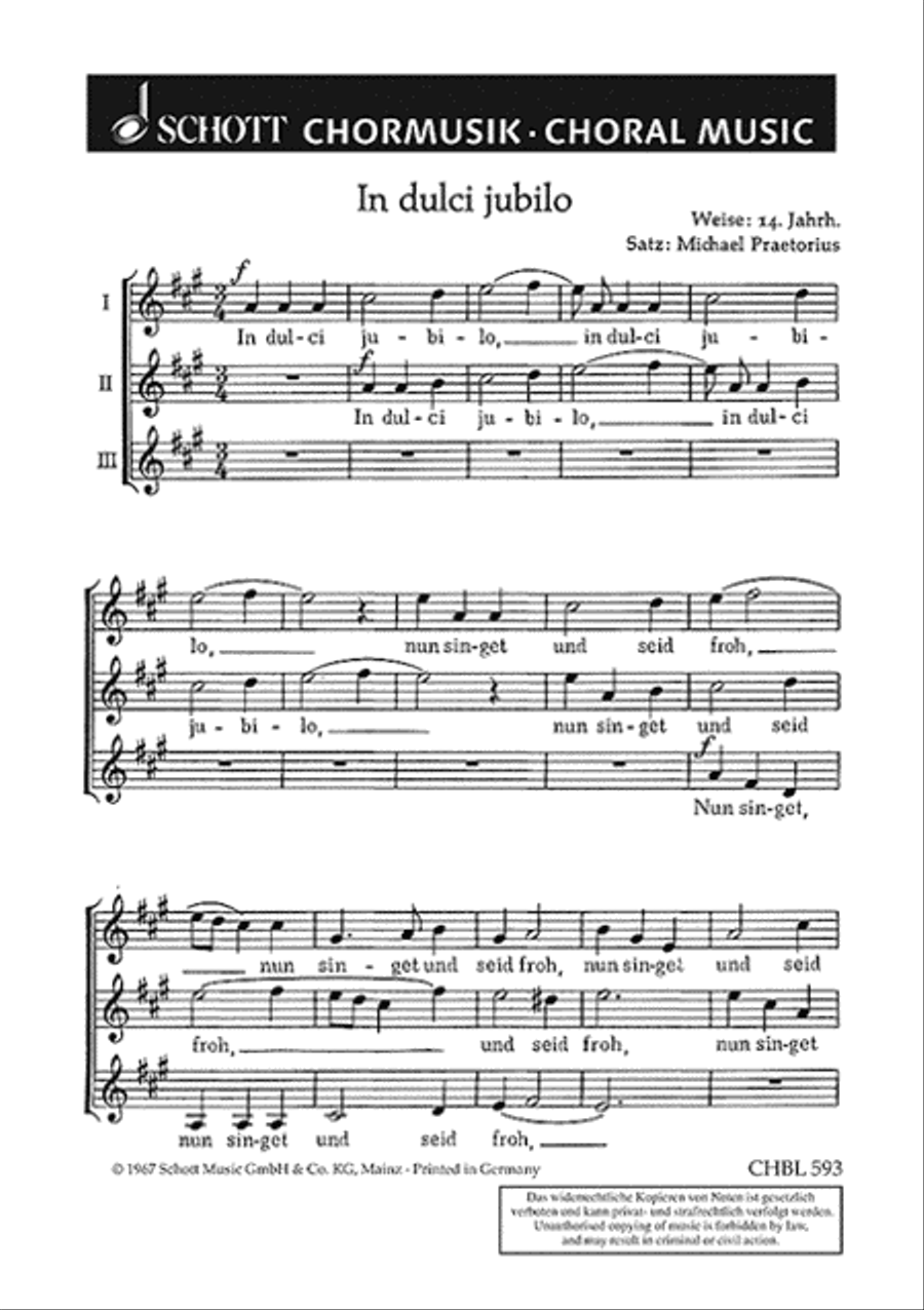 In dulci jubilo SMezA scores gallery preview page 1