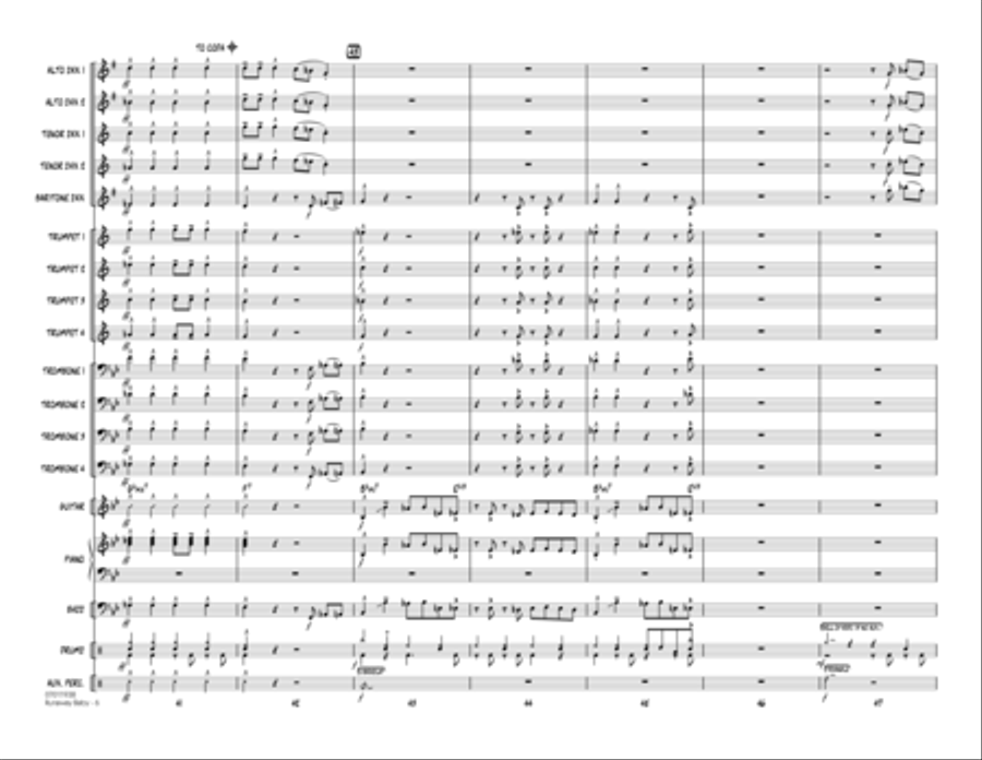 Runaway Baby - Conductor Score (Full Score)