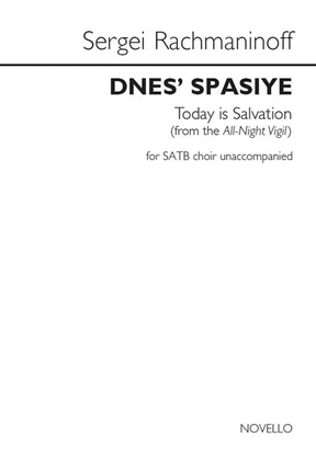 Book cover for Dnes' Spasiye (Today Is Salvation) (from the All-Night Vigil)