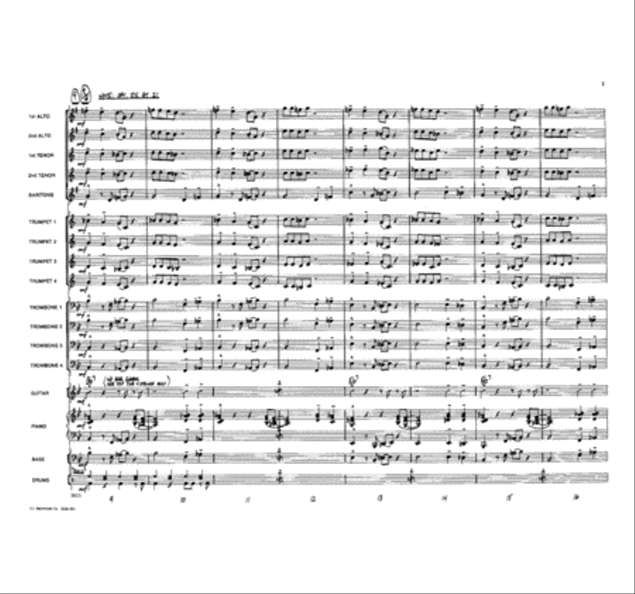 Low Rider Jazz Ensemble scores gallery preview page 3