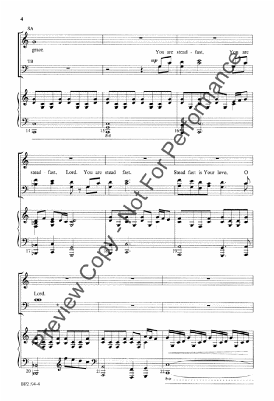 Steadfast 4-Part scores gallery preview page 5