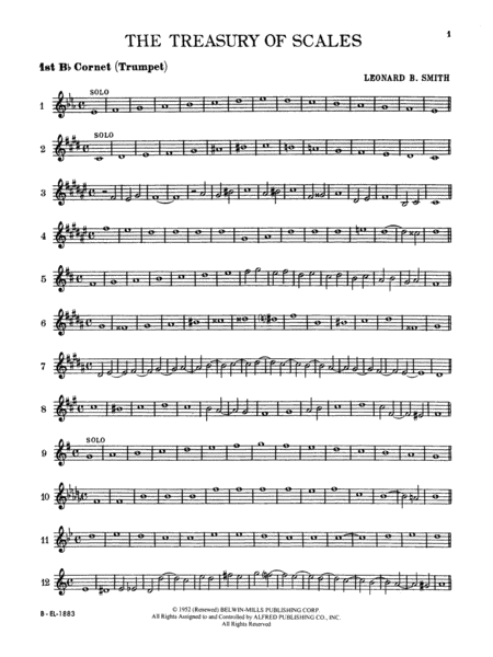 Treasury of Scales for Band and Orchestra