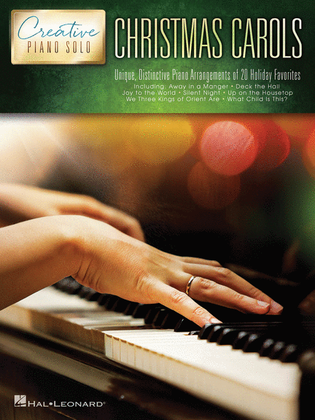 Book cover for Christmas Carols - Creative Piano Solo