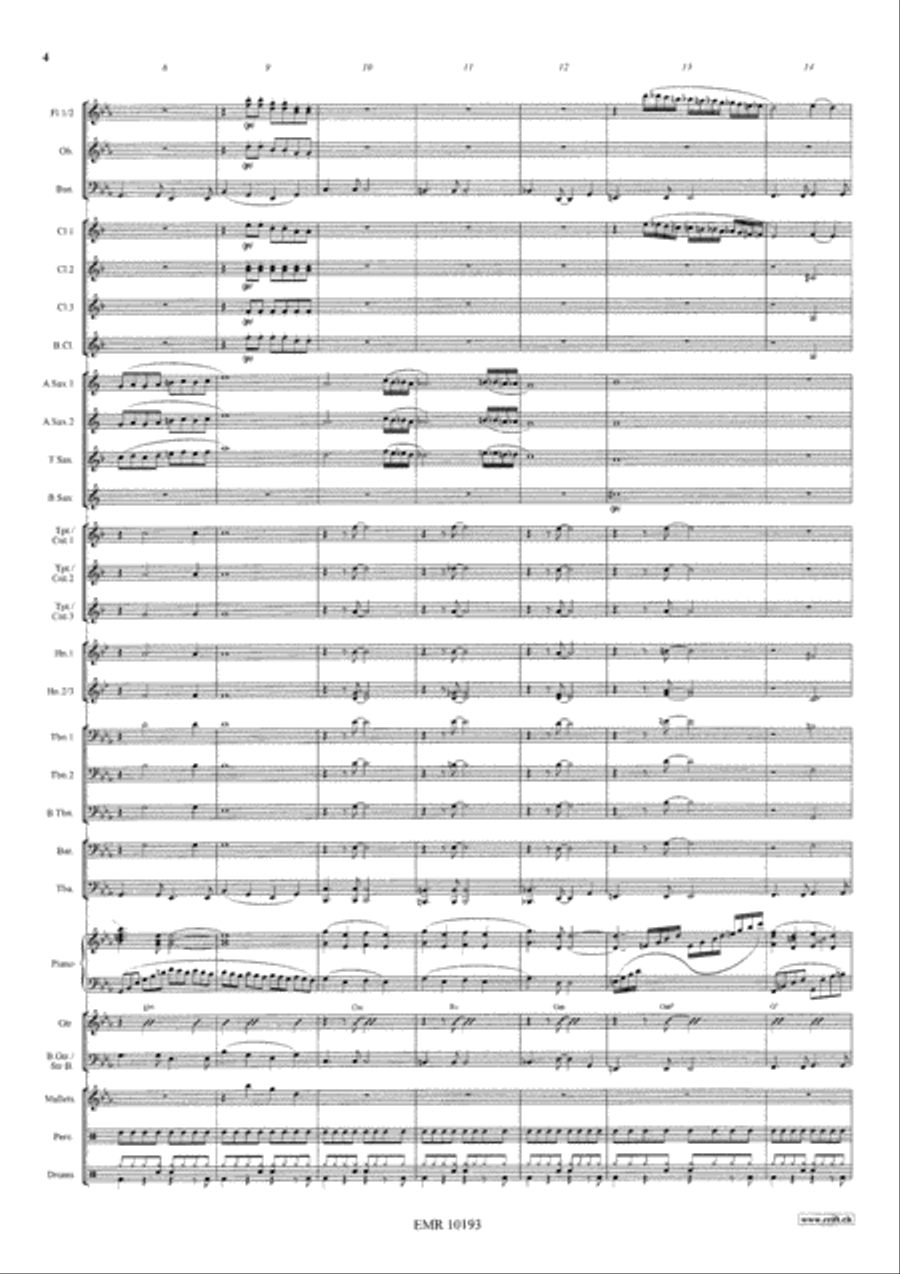 Meet Mr. Gershwin Concert Band scores gallery preview page 5