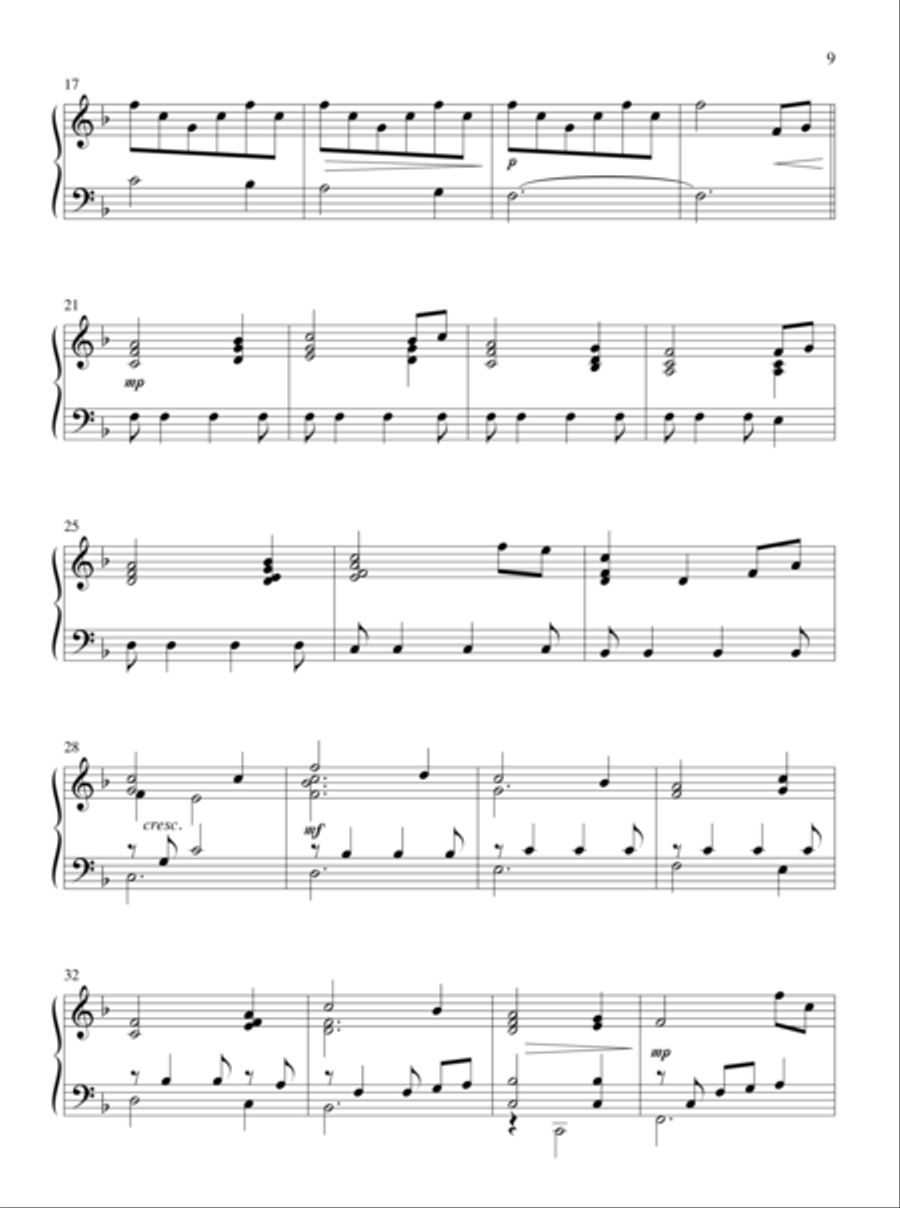 The King of Love Piano Solo scores gallery preview page 6