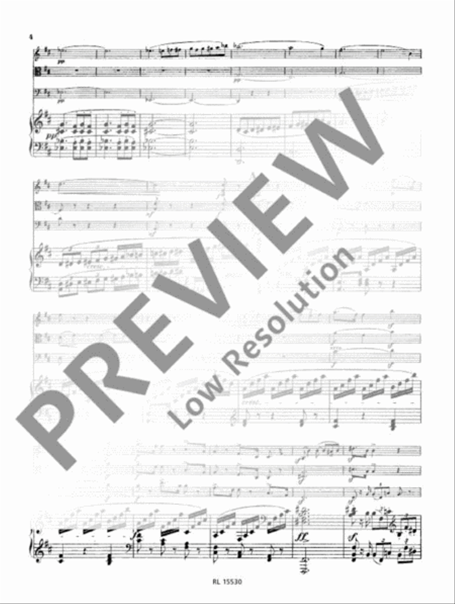 Quartet D major Cello scores gallery preview page 5