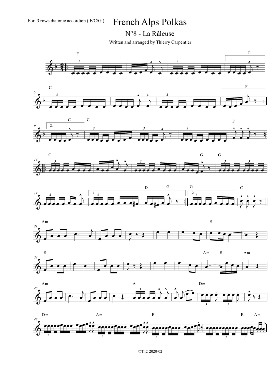 Diatonic accordion sale sheet music