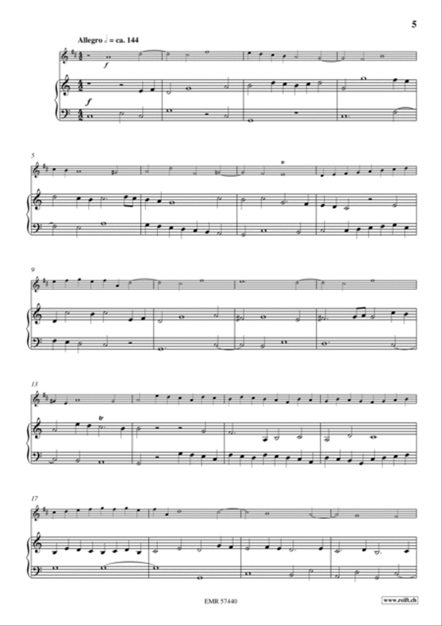 Sonata No. 6 Cornet scores gallery preview page 6