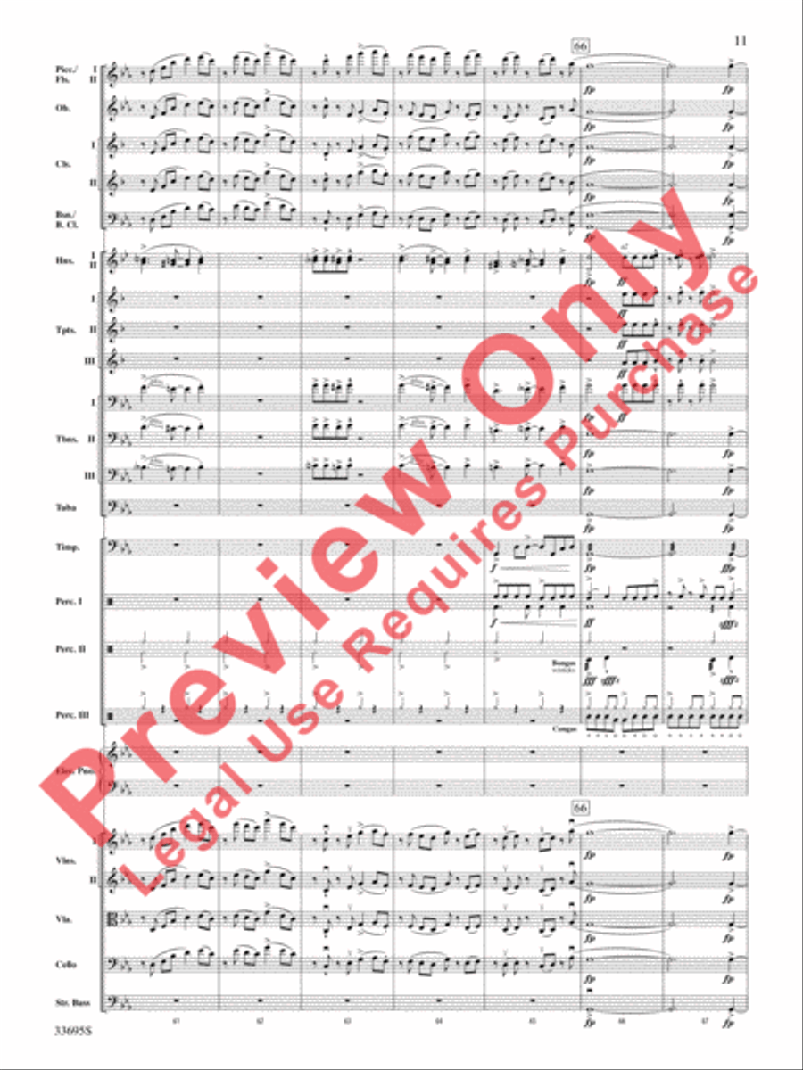 Danzas Cubanas Danzas Cubanas Full Orchestra scores gallery preview page 12