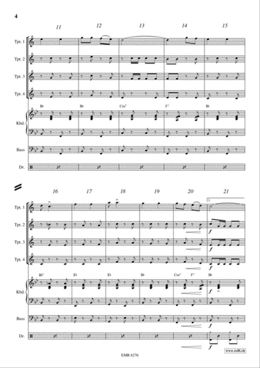 Franky And Johnny Trumpet scores gallery preview page 4