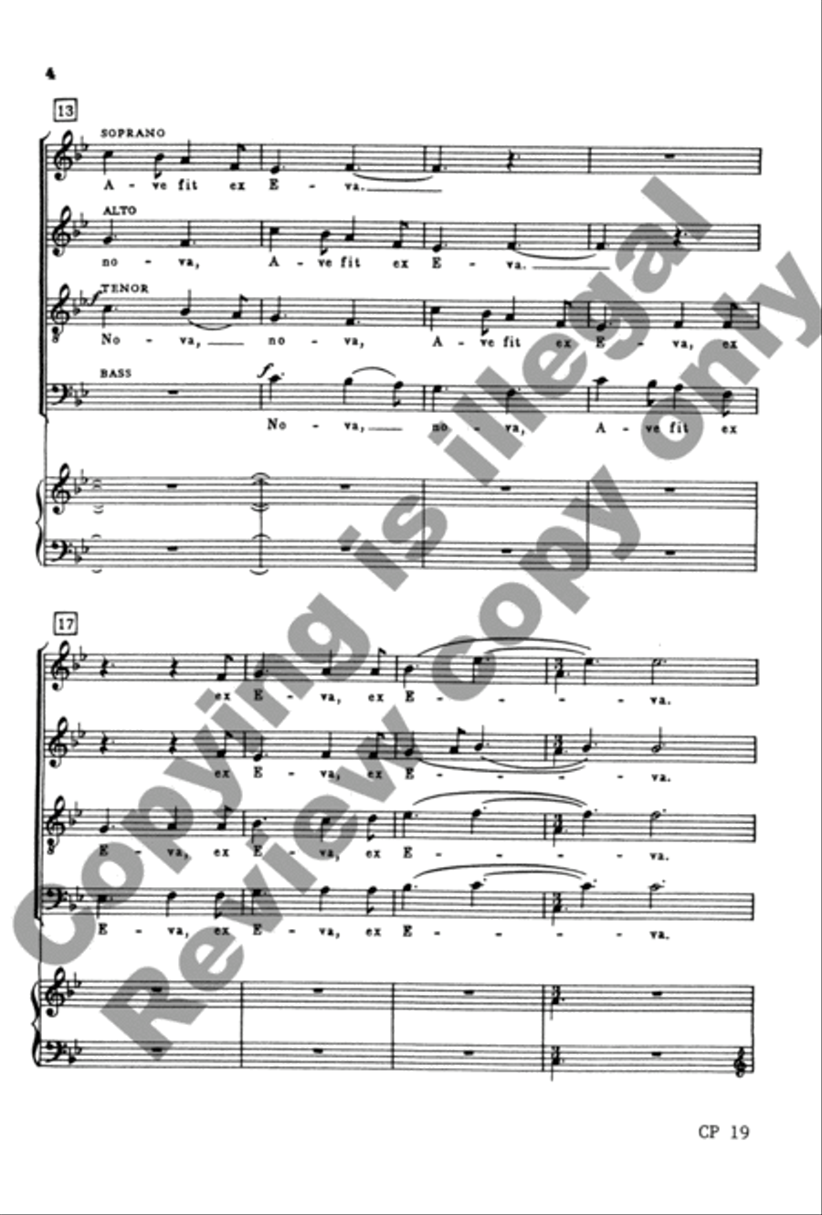 Nova, Nova! 4-Part scores gallery preview page 3