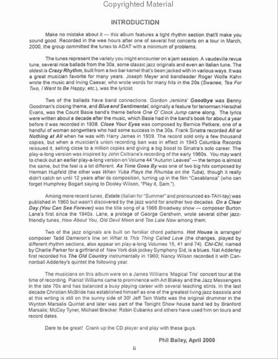 Volume 94 - Hot House Volume 94 - Hot House Voice scores gallery preview page 3