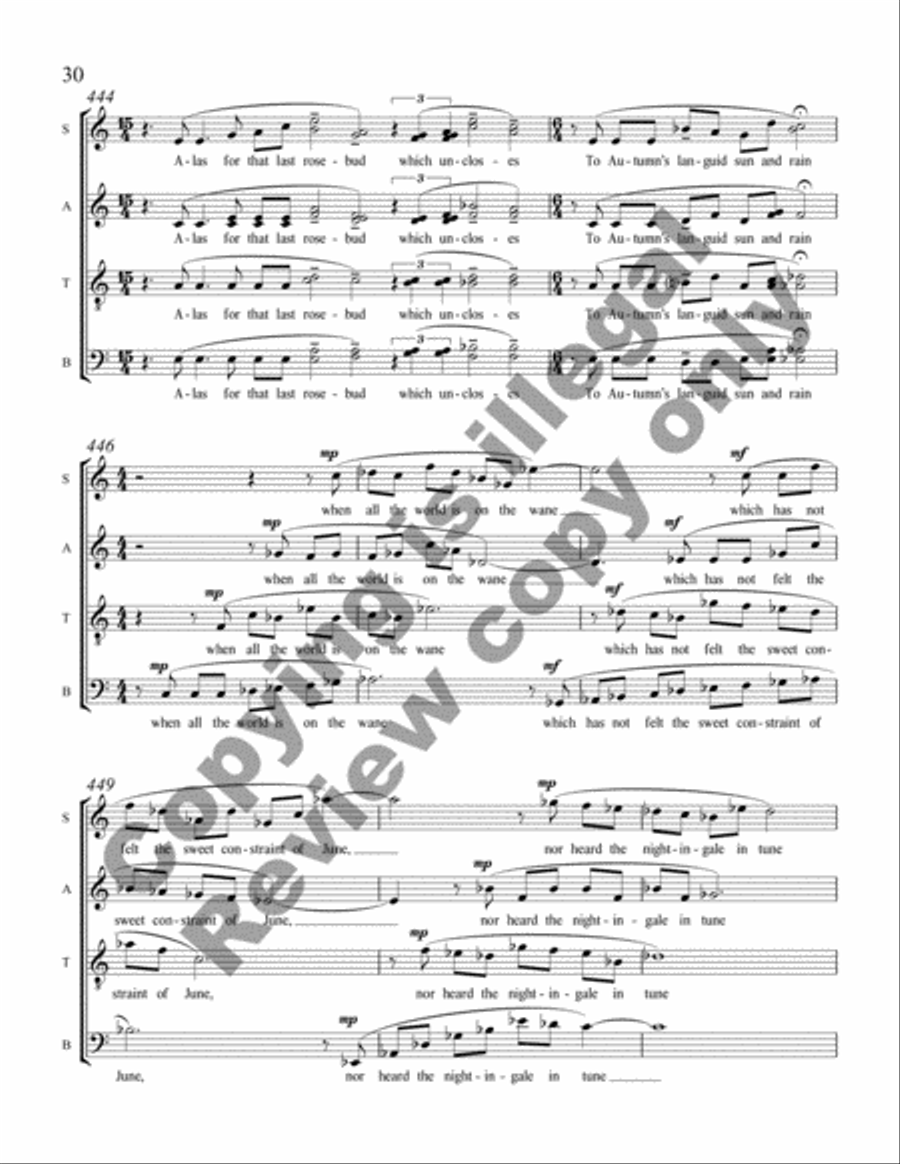 An October Garden An October Garden Divisi scores gallery preview page 36