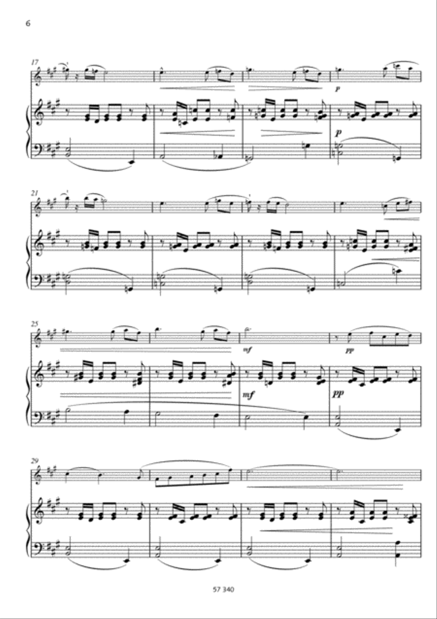 Sérénade Flute Solo scores gallery preview page 2