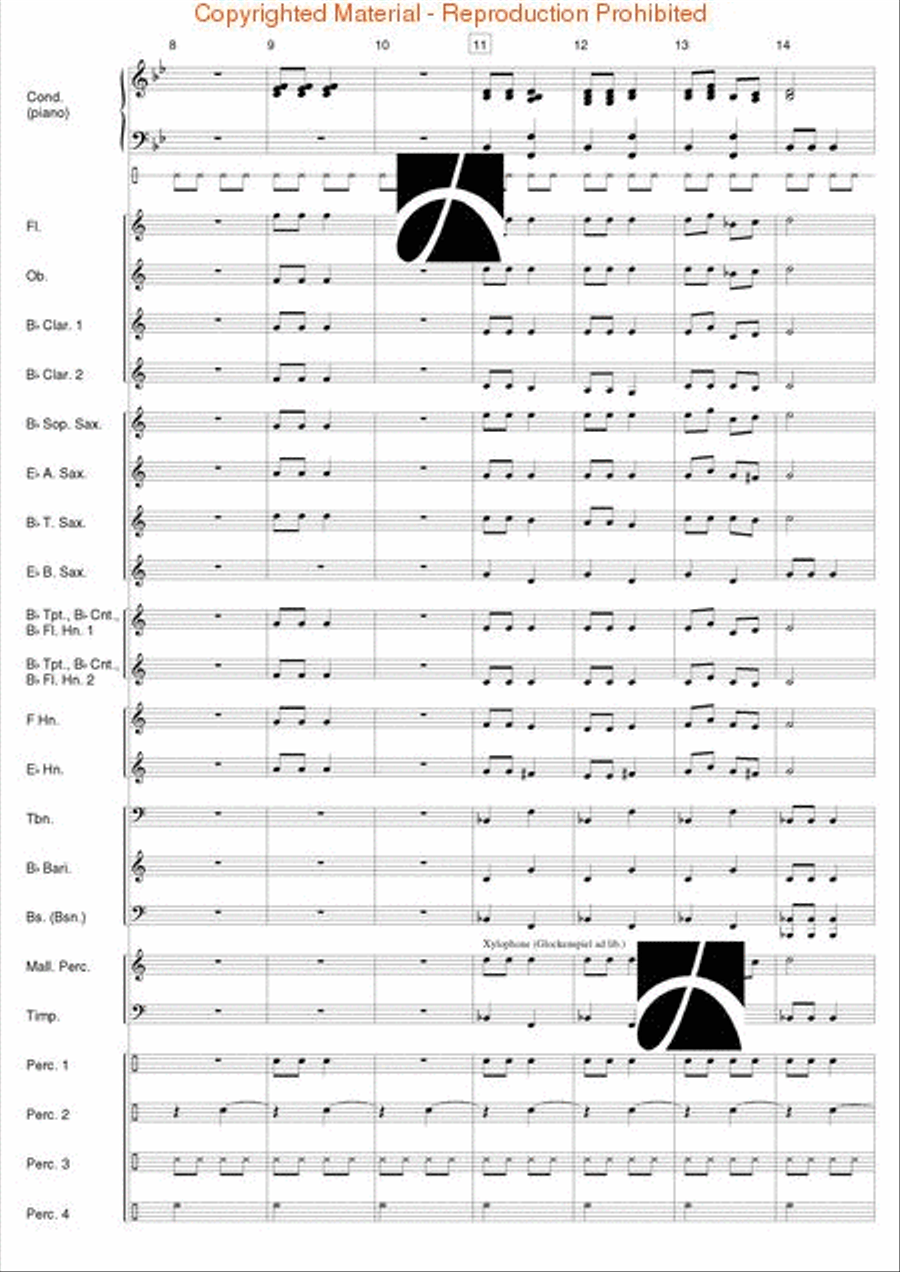Band Time Christmas Concert Band scores gallery preview page 47