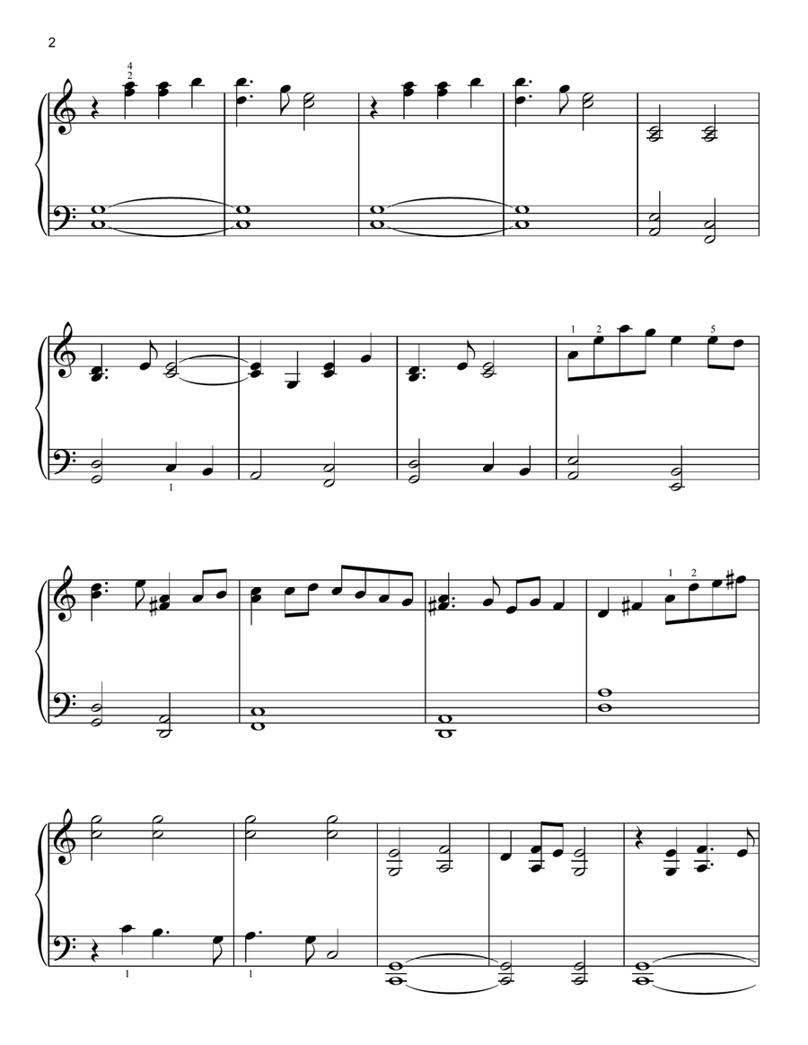 Test Drive (from How to Train Your Dragon) Easy Piano scores gallery preview page 2