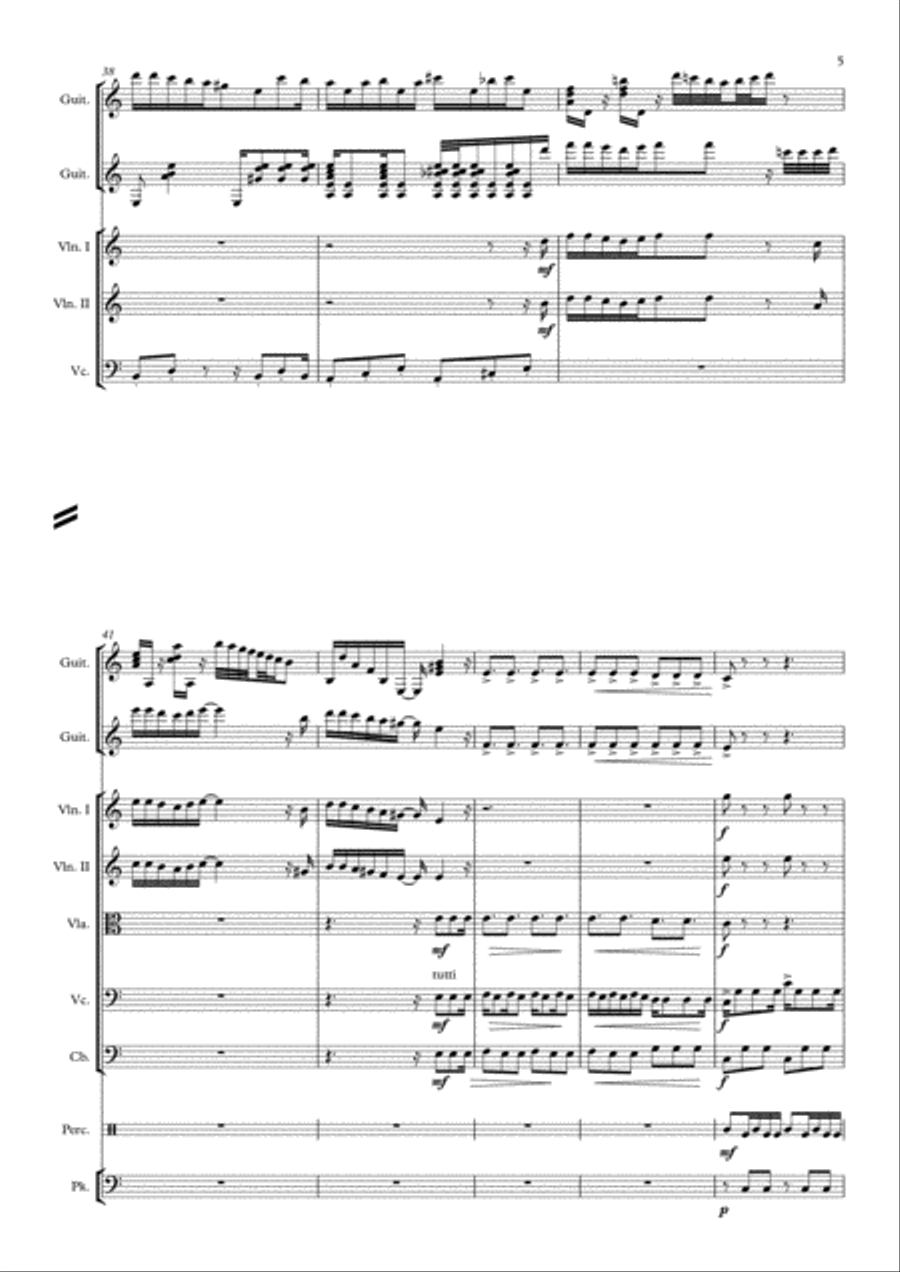Concierto Mestizo Small Ensemble scores gallery preview page 5