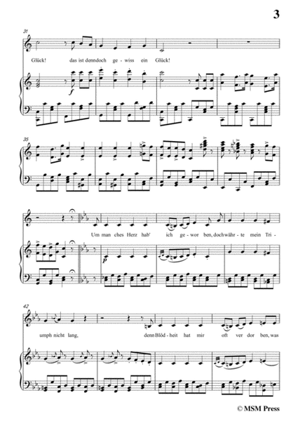 Schubert-Irdisches Glück,Op.95 No.4,in c minor,for Voice&Piano image number null
