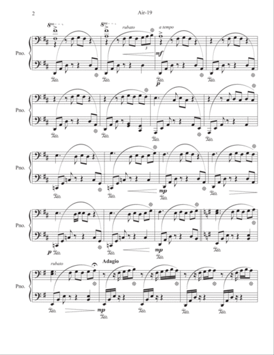 Air-19 Piano Solo scores gallery preview page 2