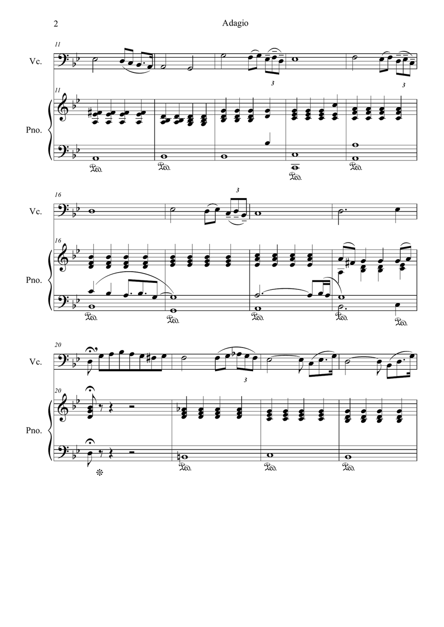 Adagio In Sol Minore (adagio In G Minor)