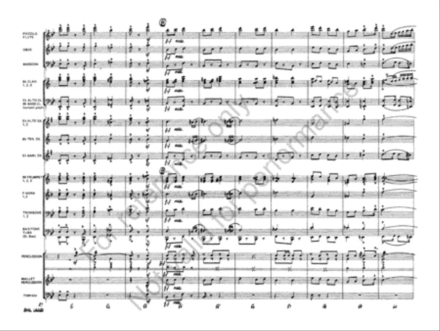 Royal Lancer Concert Band scores gallery preview page 8