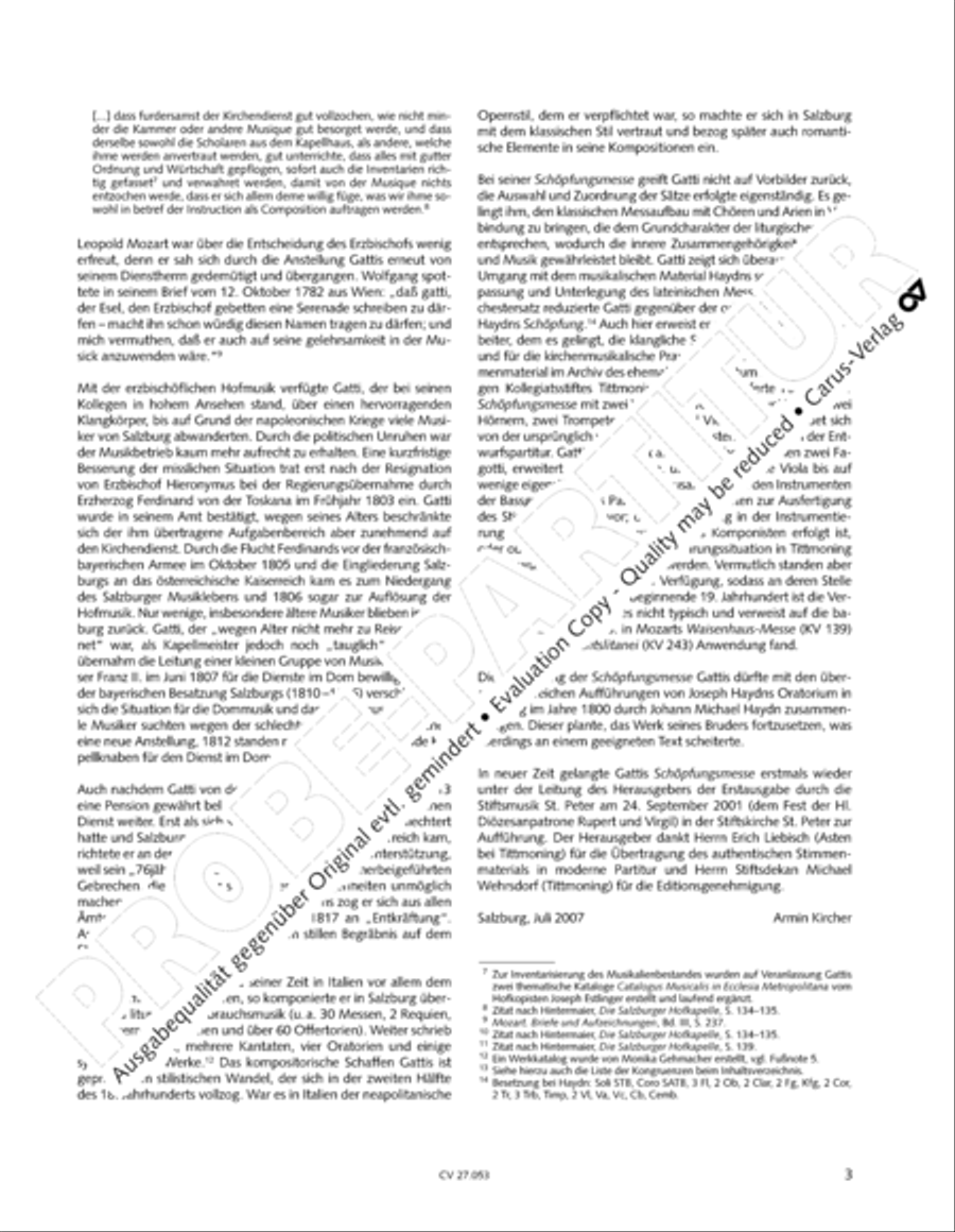 Creation Mass in A-major after Joseph Haydn (Schopfungsmesse in A nach Joseph Haydn) 4-Part scores gallery preview page 4