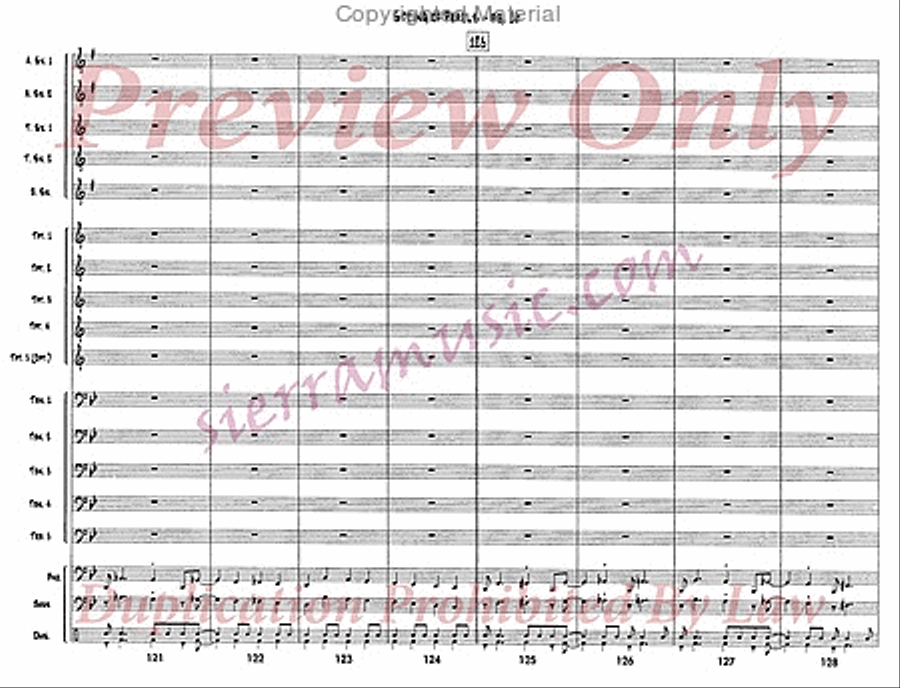 String Of Pearls Jazz Ensemble scores gallery preview page 17